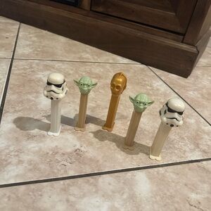 Star Wars Character Candy Dispensers - Green, White & Gold